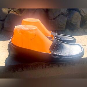 ARTISURE Penny Loafers Real Leather Driving Moccasins Boat Shoes Black Sz 10